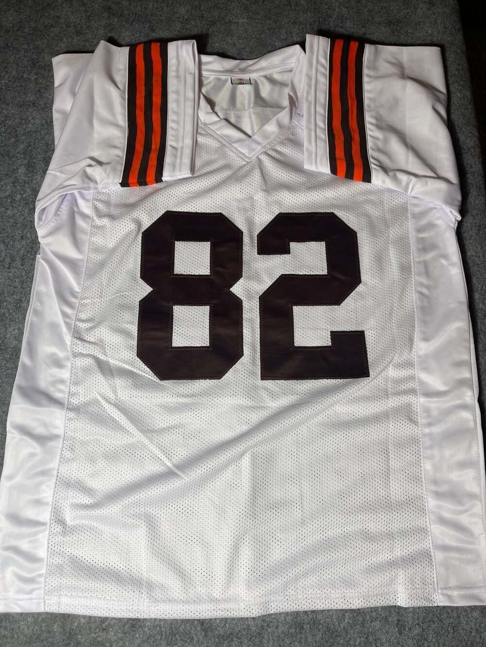 Ozzie Newsome Cleveland Browns Authentic Signed White Pro Style Jersey